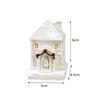 Christmas Glowing House Christmas Ornaments for Office New Year Balcony