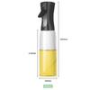 Oil Spray Bottle Kitchen Oil Nebulizer Dispenser for Cooking Olive Oil Camping BBQ Baking Also for Vinegar Soy Sauce Containers