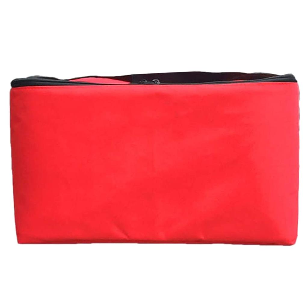 Pizza Bag Extra Large Thermal Insulation Winter Meal Delivery Red Pizza