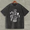 Spiderman Baumwoll T-Shirt Oversized Acid Wash Tee Vintage Marvel Superheld