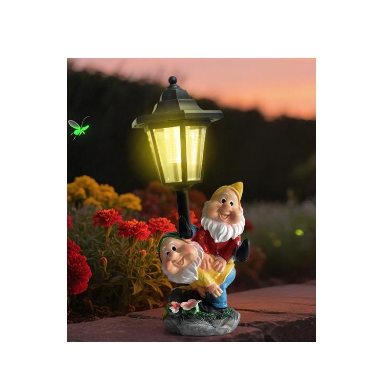 Outdoor Solar Garden Gnome Lights: Christmas Elves for Courtyard, Balcony, Path, and Villa Decoration