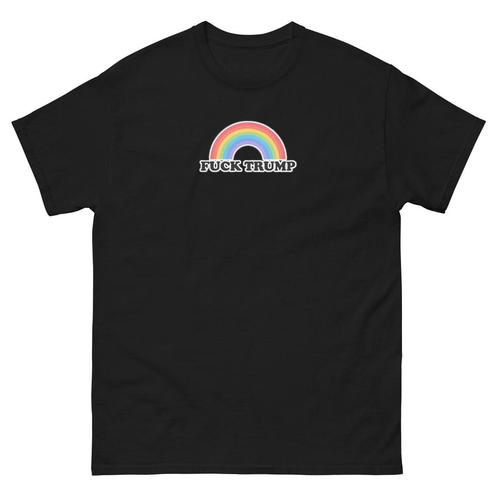 Anti Trump Rainbow Logo T-Shirt