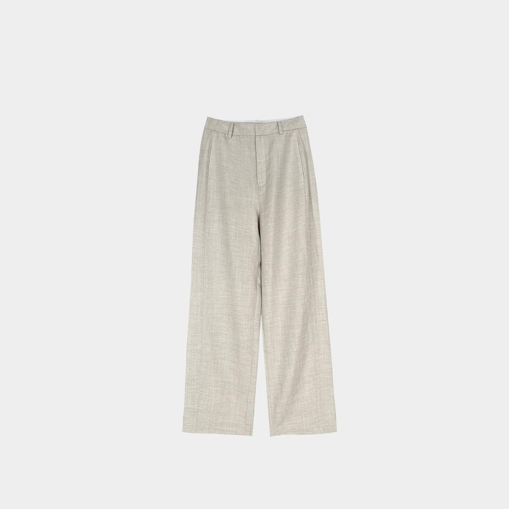 Cool Lyocell Tencel Linen Wide Leg Pants Women's Summer Thin Linen Old Money Style Loose High Waist Straight Pants