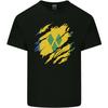 Gerissene St. Vincent und die Grenadinen Flag Football Unisex Leichtes Baumwoll-T-Shirt
