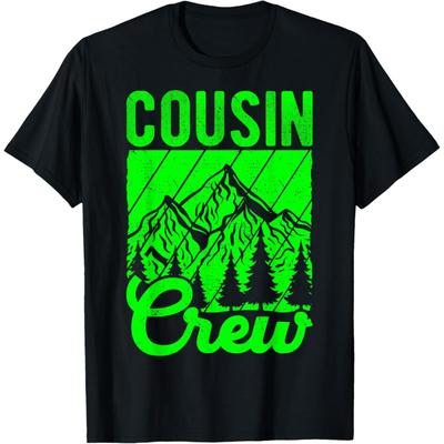 Cousin Crew Mountain Snow Family Best Crew Cousin T-Shirt