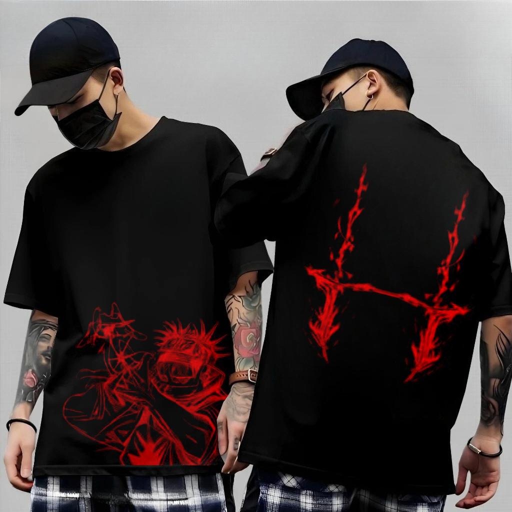 Anime Gojo Satoru Jujutsu Kaisen Printed T-shirt Men's and Women's T-shirt Men's Top Sports T-shirt Men's T-shirt Summer Tee New