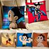 Scifi Anime Astro Boy Pillow Case Fashion Square Pillowcase Bedroom Sofa Room Ins Decoration Leisure