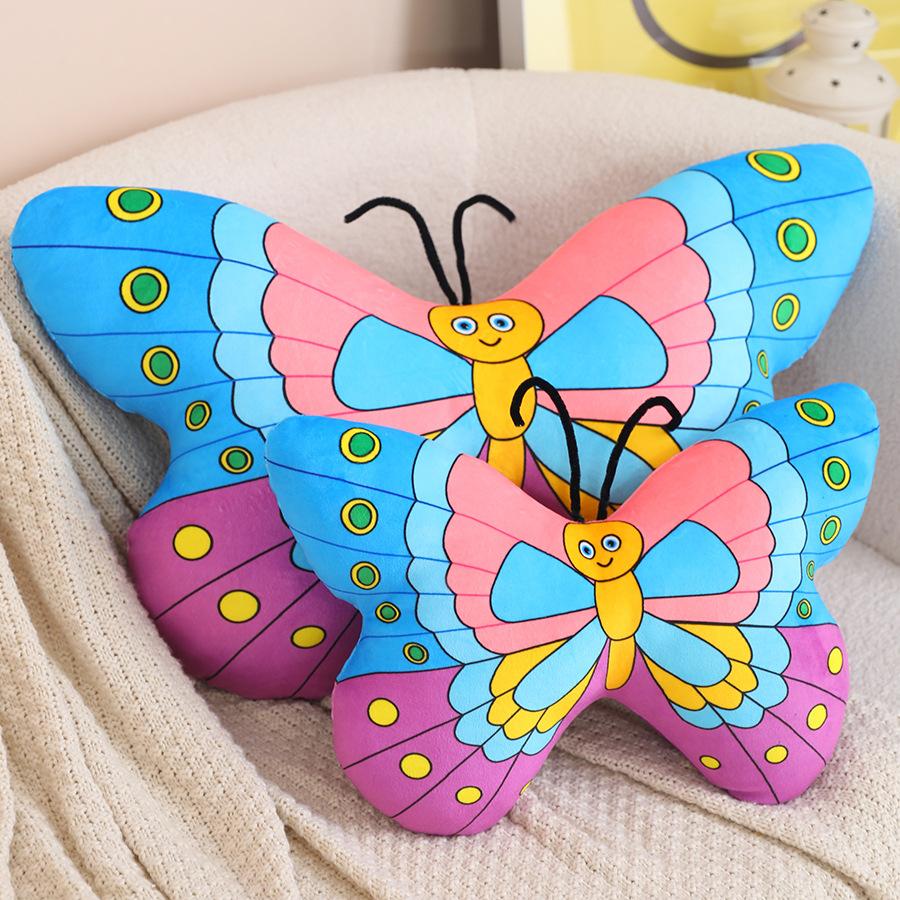 Simulation Butterfly Plush Pillow Color Moth Insect Children'S Doll Office Living Room Sofa Cushion