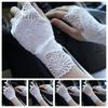 Breathable Lace Half Finger Gloves Thin Sun Protection Riding Gloves  Driving