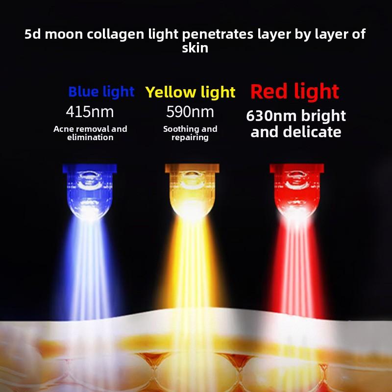 Red and Blue Light Beauty Instrument Large Row Lamp Mask Instrument Color Light Spectrometer Special Beauty Light Mask Skin Rejuvenation Instrument