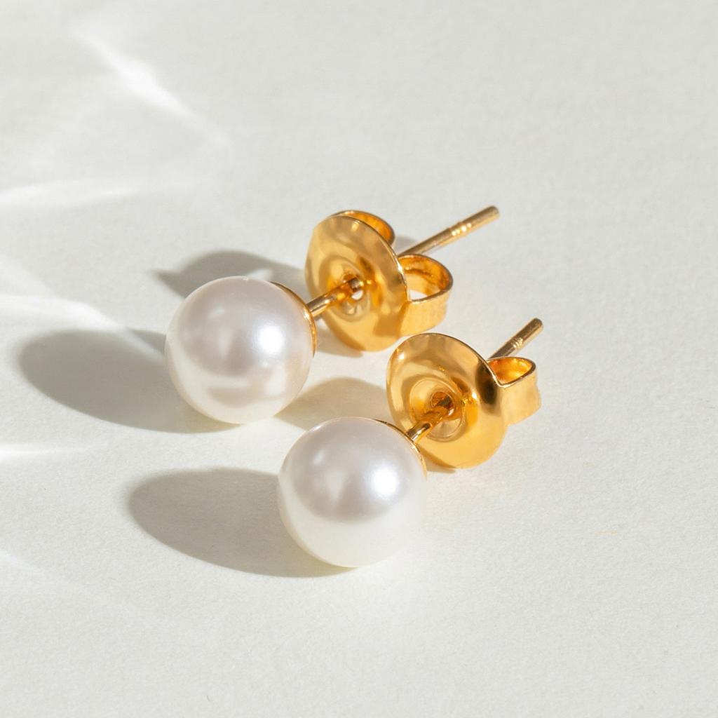 Youthway 3Pcs/Sets Cubic Zirconia Pearl Drop Earrings Sets For Women Stainless Steel Waterproof Earring Jewelry New