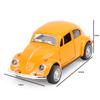 Non toxique 1:Voiture Alliage Échelle 38 Jaune Rose Double Porte Voiture à Inertie à Tirer Modèle de Voiture Beetle Rétro Alliage Jouet Décoration de Table