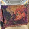 140 * 140 Summer Women'S Silk Scarf Scarf Shawl Retro National Style Square Scarf New Chinese Silk Scarf