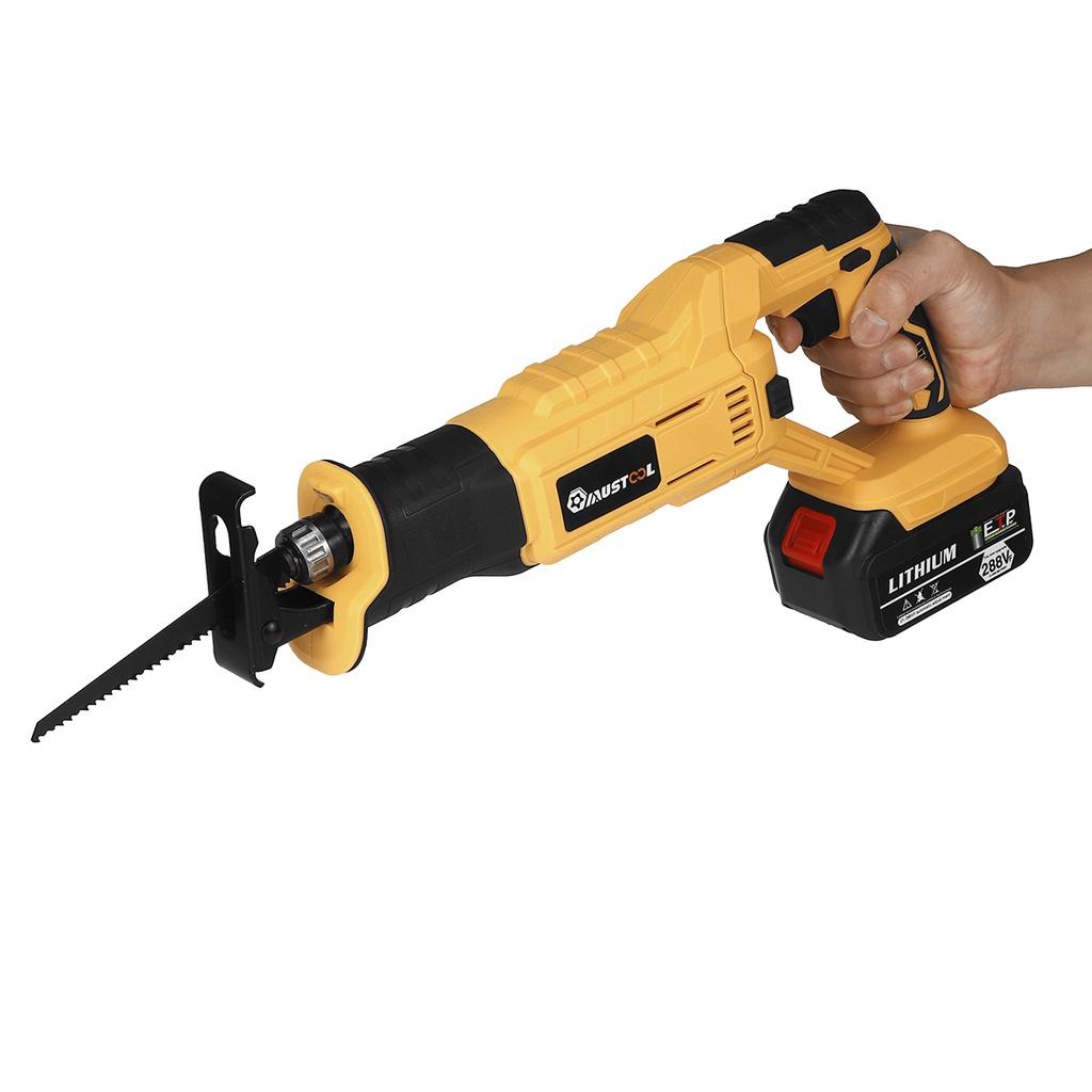 3000W 288V akumulátorová přímočará pila s 2ks baterií Nástroj na řezání kovu Elektrická pila na dřevo na 18V baterii Makita