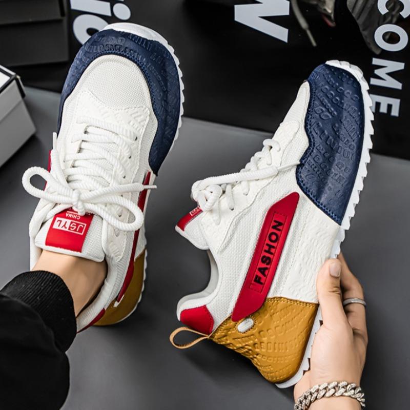 Fashion Designer Men's Platform Sneakers Luxury Brand Casual Shoes Breathable Training Shoes for Men Sport Running Shoes Tenis Masculino