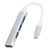 Customized Type-C USB Hub: 4-in-1 Docking Station 3.0 Expansion Splitter