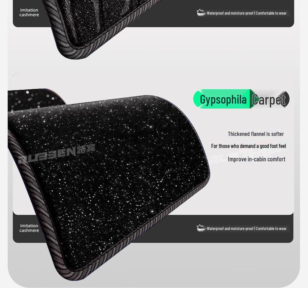 Lubin's TPE floor and trunk mats, plus interior protection for Leapmotor LAFA5.