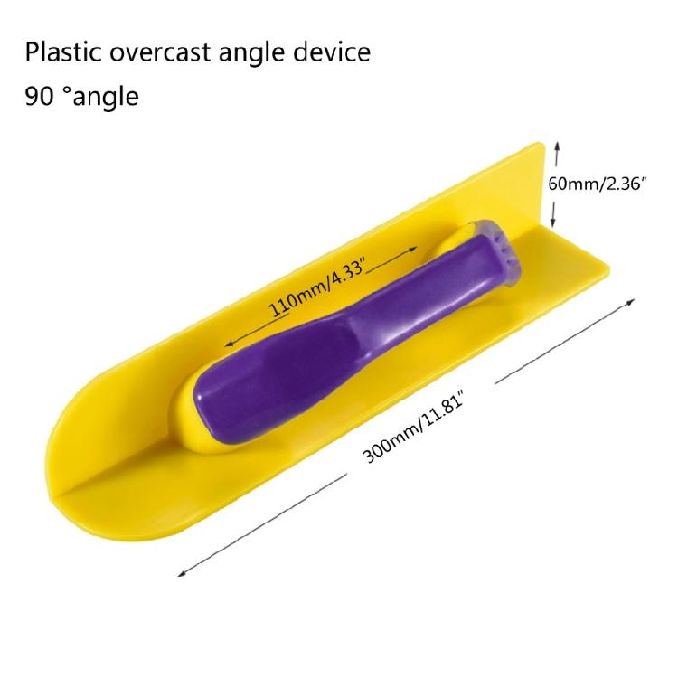 Lightweight Corner Trowel Plastic Tool for 90Degree Corner Quick Repairs