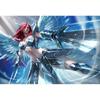 Print Canvas Anime Big Clock Red Skirt Nude Sexy Girl Art Living Room Bedroom Hanging Picture