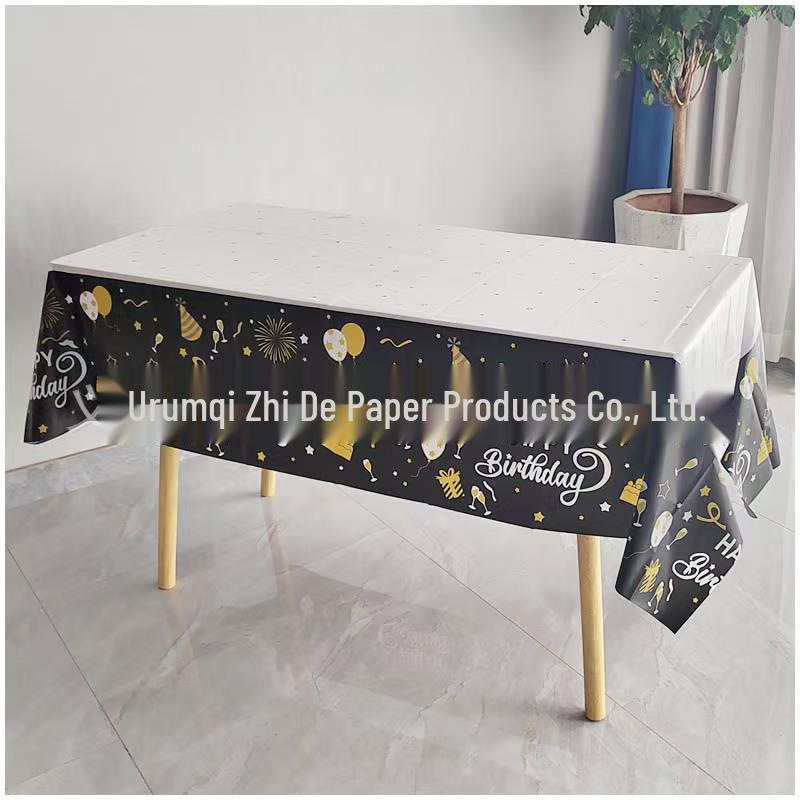 Children's Gingham Tablecloth & Placemat for Birthday, Party, and Graduation Decorations