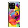 Glass Back Cover For Honor X8c Case X 8 c Soft Bumper Hard Tempered Glass Case For Honor X8c 4G Case HonorX8c X8 c X 8c 6.7" Bag