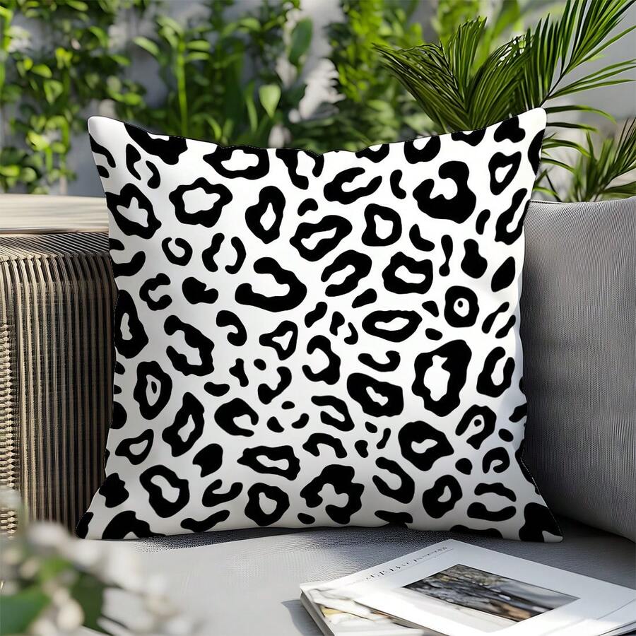 Zebra Streifen Muster Kissenbezug Schwarz und Weiß Tierdruck Dekorative Kissenhülle Modernes Zuhause Wohnzimmer Schlafzimmer Dekor