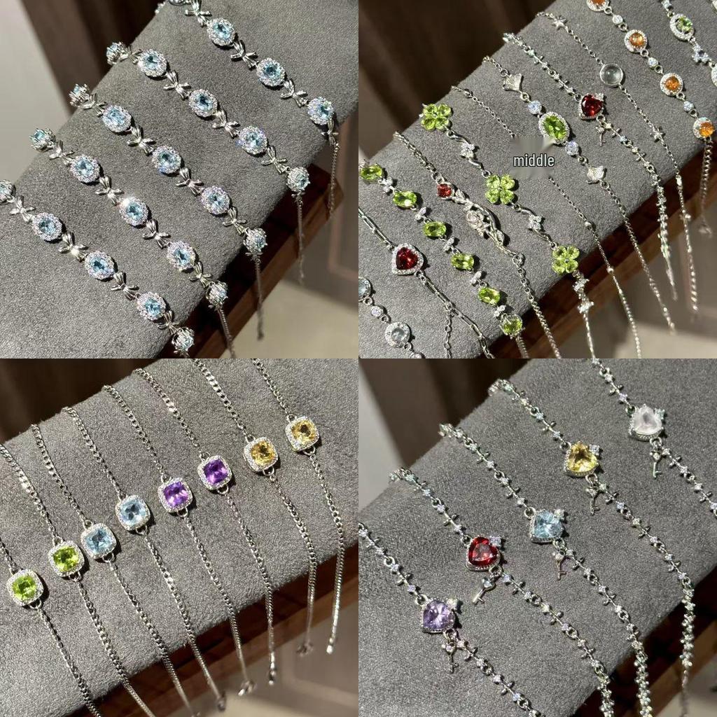 Zircon Square Pull-Out Bracelet: Korean Chic, Simple, Versatile Light Luxury Bangle for Everyday Elegance