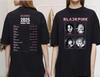 Grafisches Schwarz Rosa T-Shirt Black Pink Welttournee 2025 T-Shirt Blink Fans Unisex T-Shirt