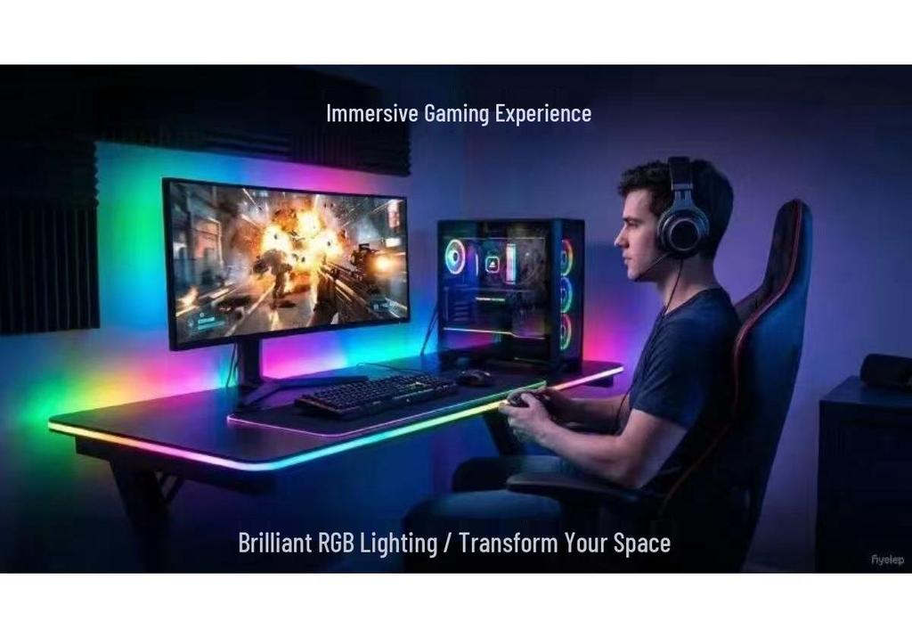 RGB LED Silicone Neon Strip with 24-Key Controller
