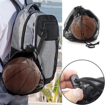Cross-Border Sports Bag: Mesh Drawstring Bag with Hook for Basketball, Football, and Volleyball Storage
