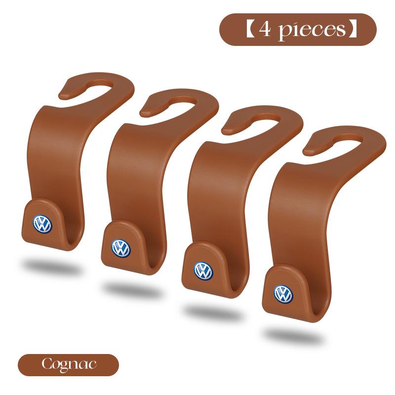 Car Seat Headrest Hook For Volkswagen VW Scirocco Jetta Beetle Golf 4 5 6 mk8 Passat Polo B5 Tiguan Backrest Hanger Storage Hook zj3