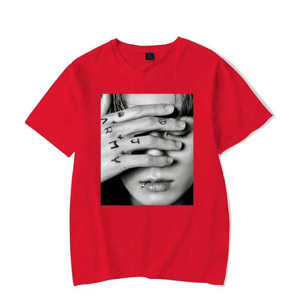 

Vintage T-Shirt Jungkook Graphic T-Shirt Tops Gothic Womens T-Shirt Kpop Aesthetic Goth Fashion Streetwear 3XL