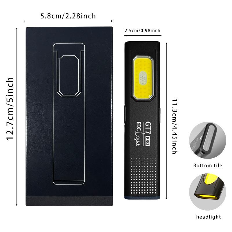 ST7 PRO EDC Light Source Features Laser Pointer Function Flashlight Mode Magnetic Base Pocket Clip ABS Build Camping Hiking