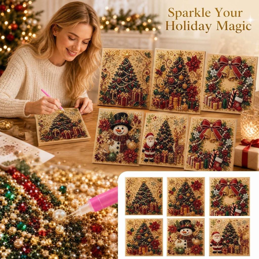 Christmas Decoration Kit with Assorted Ornaments for Holiday Party and Home Decor