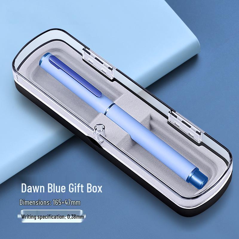 Gradient Fountain Pen with Dazzling Colors & Replaceable Ink Cartridge, Logo Customization Available