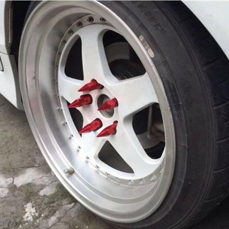 Aluminum Mounted  M12X1.25 Spiked Lug Nuts Extended Tuner 60mm Wheels / Rims Alu