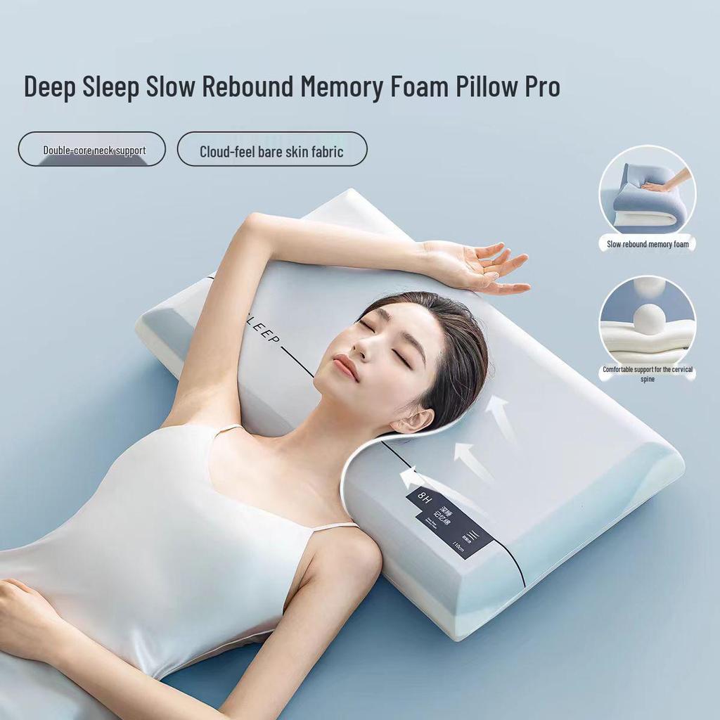 Hotel Style Memory Foam Pillow - Deep Sleep & Neck Support