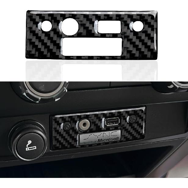 Car Carbon Fiber Dashboard Trument Panel Strip Sticker Cover Interior Trim Decal for Ford F150 2009 2010 2011 2012 2013 2014 Accessories