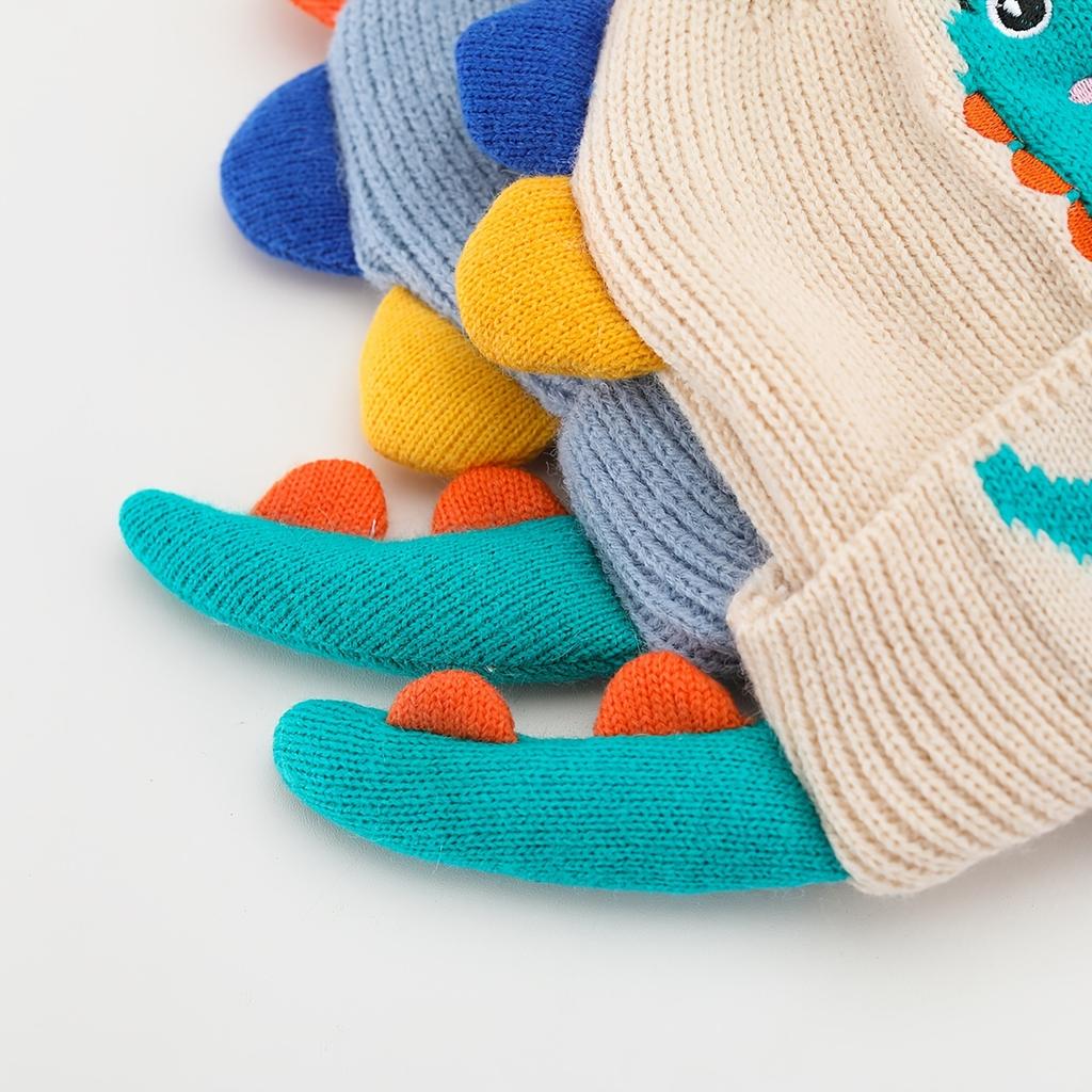 Boys And Girls Cute Dinosaur Thick Warm Ear-Protecting Hat