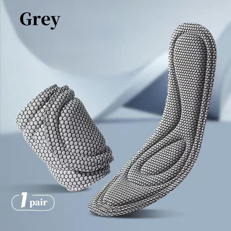 Solette ortopediche in memory foam 3D Nano per scarpe Deodorizzazione antibatterica Inserto per assorbimento del sudore Scarpe sportive Cuscinetti da corsa