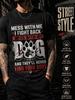 Unisex T-shirt Men's Black T-Shirt Street Style Graphic Tee Halloween Hot Gift for Dog Lover Husband Boyfriend Size
