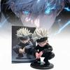 Adorable Sitting Gojo Satoru Pvc Figure 16cm Quality Anime Jujutsu Kaisen Decor