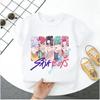 2026 New  K-POP Saja Boys Print Short-Sleeved Spring Summer Clothing for Boys and Girls Cute Polyester T-shirt for Boys and Girls