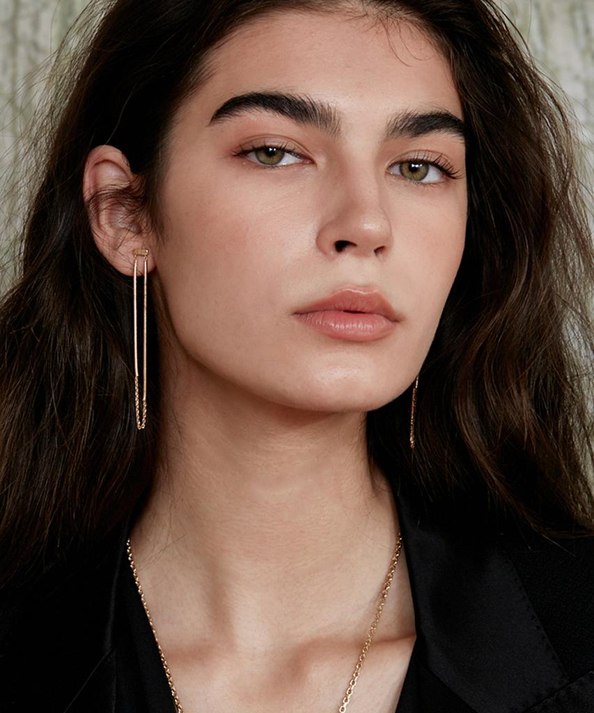 Begins Larin Chain Earrings