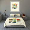 Multicolored Leaf Pattern. Bedding Duvet Cover Sets Duvet Covers Pillowcases Gifts (1 * Duvet Cover 2 * Pillowcases, Without Duvet Insert)