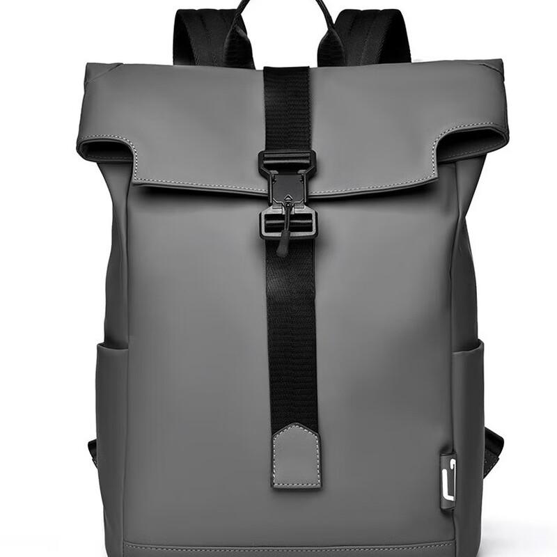 Longchan Men s Trendy Flip-Top Casual Backpack