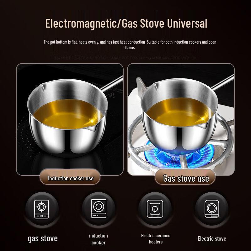 Zhishi Stainless Steel Mini Oil Pouring Pot Set