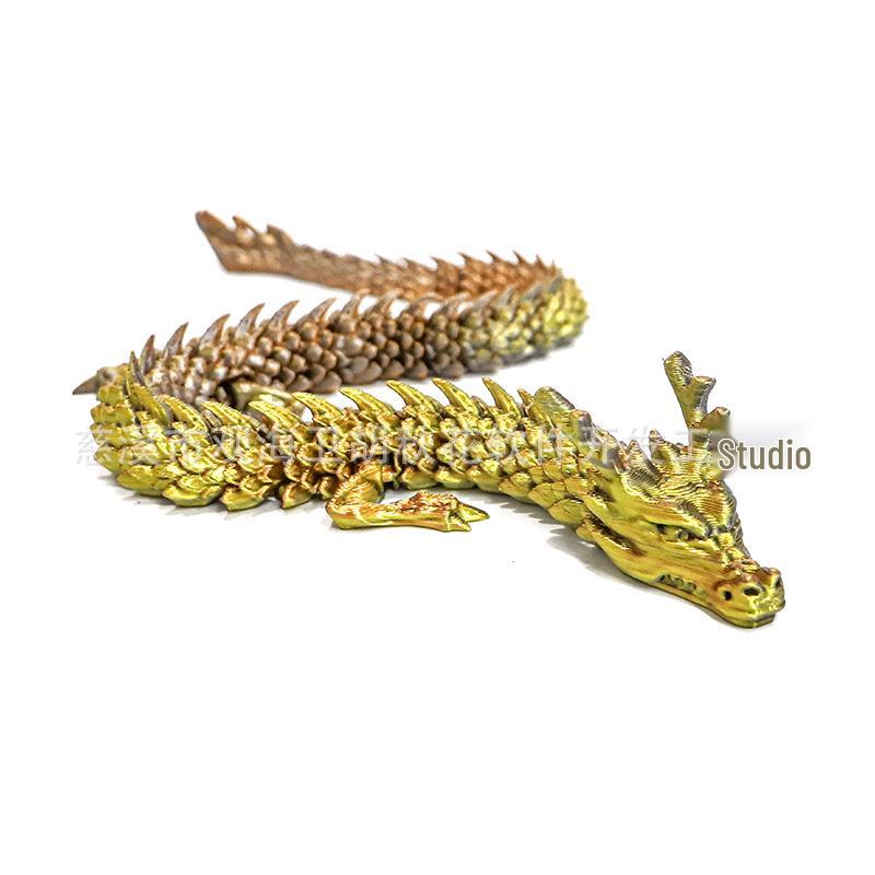 Articulated 3D Printed Chinese Dragon Children's Gift Ornament