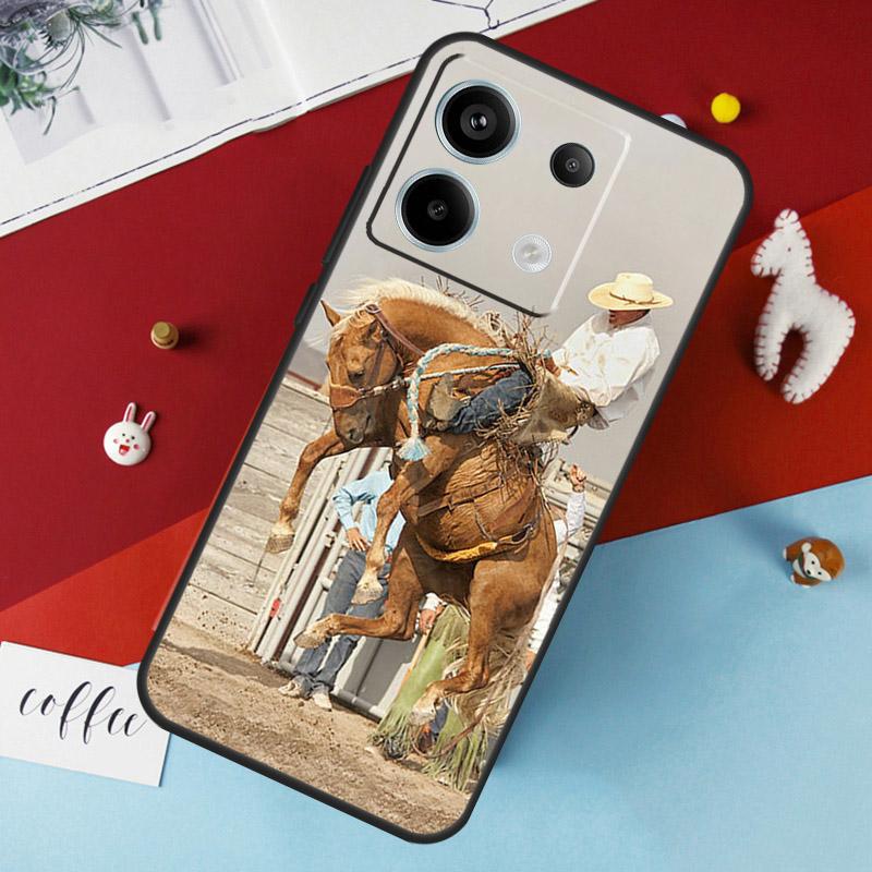 Extreme Sport Rodeo Cowboy Case For Xiaomi Redmi Note 12 11 10 9 8 13 Pro Plus 12S 11S 10S 9S 10A 9C 10C 12C 13C Cover