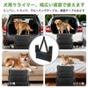Dog Steps Pet Ladder Foldable Car Ladder Suitable for Large Dogs to Height Adjustable Joint Support Aluminum Frame 4 Steps Compact Storage Bed Sofa